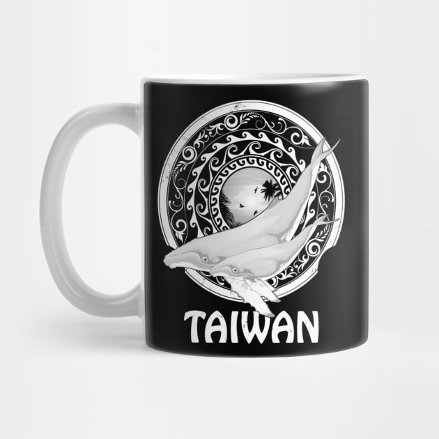 Humpback Whales Shield of Taiwan by NicGrayTees